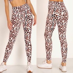 Varley Duncan Cheetah Print Leggings XS